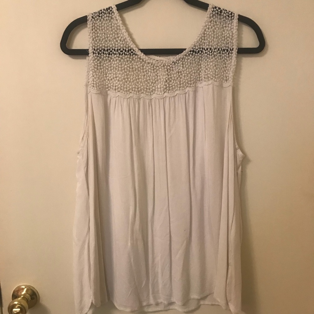 White tank top